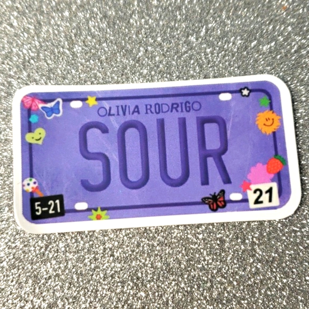 MUSIC Waterproof Sticker Olivia Rodrigo song lyrics